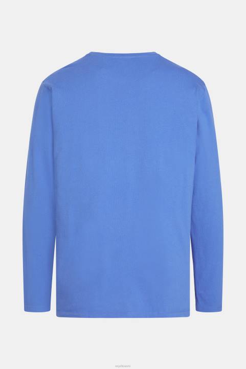 miehet Esprit sininen tavallinen kiinteä jersey-t-paita t-paitoja 82T6861