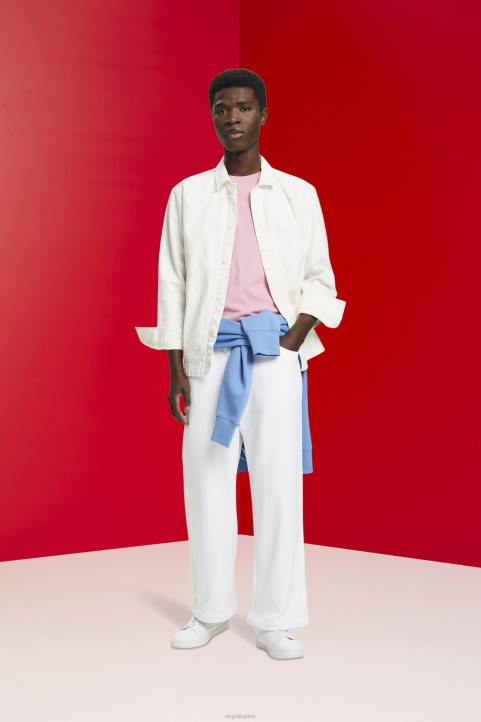 miehet Esprit vaaleanpunainen t-paita logopainatuksella t-paitoja 82T6603