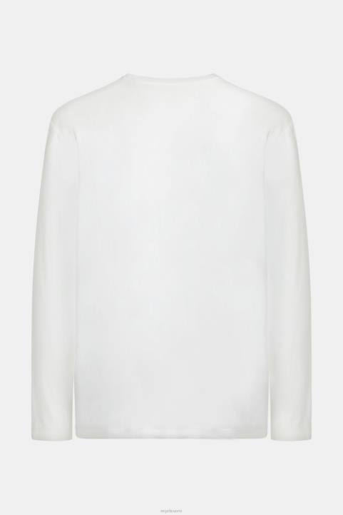 miehet Esprit valkoinen logoprintti jersey-t-paita t-paitoja 82T6864