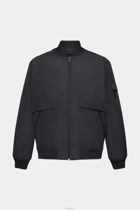 miehet Esprit musta bomber-tyylinen takki takit 82T6766