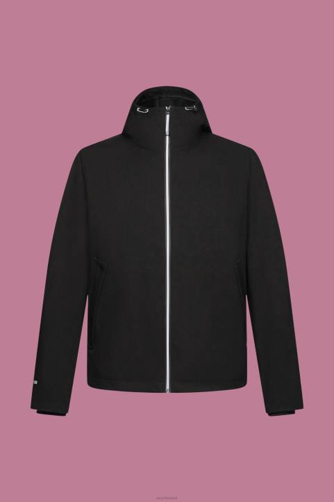 miehet Esprit musta softshell-takki hupulla takit 82T6728