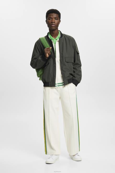 miehet Esprit tumma khaki bomber-tyylinen takki takit 82T6767