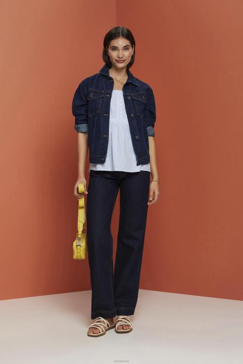 naiset Esprit vaaleansininen kuvioitu cami-toppi alkuun 82T6225