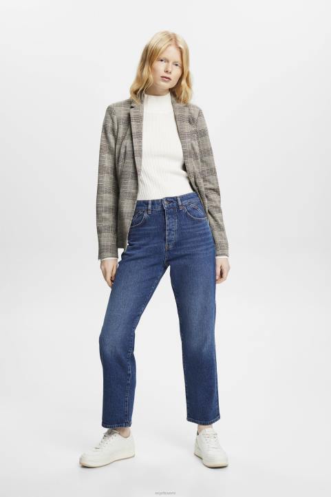 naiset Esprit sininen keskipesu korkeat isäfarkut denim 82T6314