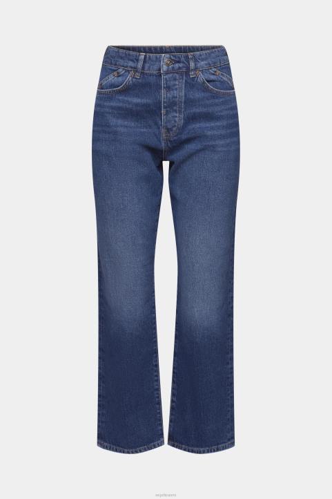 naiset Esprit sininen keskipesu korkeat isäfarkut denim 82T6314