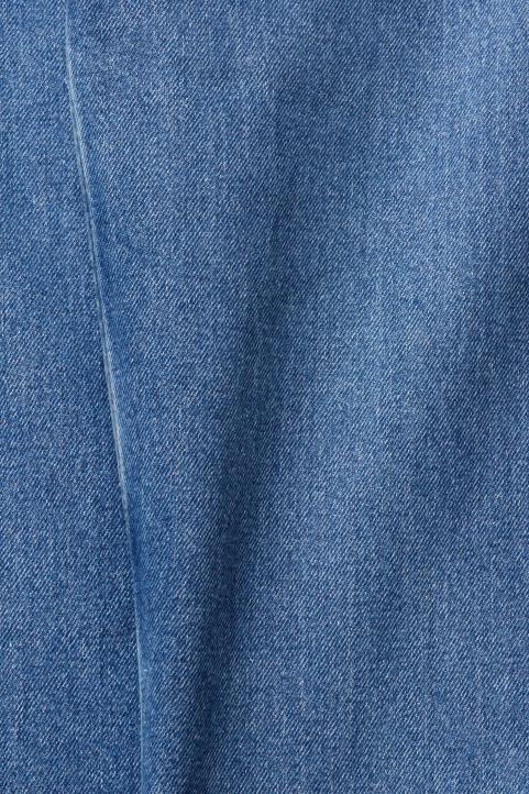 naiset Esprit sininen keskipesu korkeat mom farkut denim 82T6526