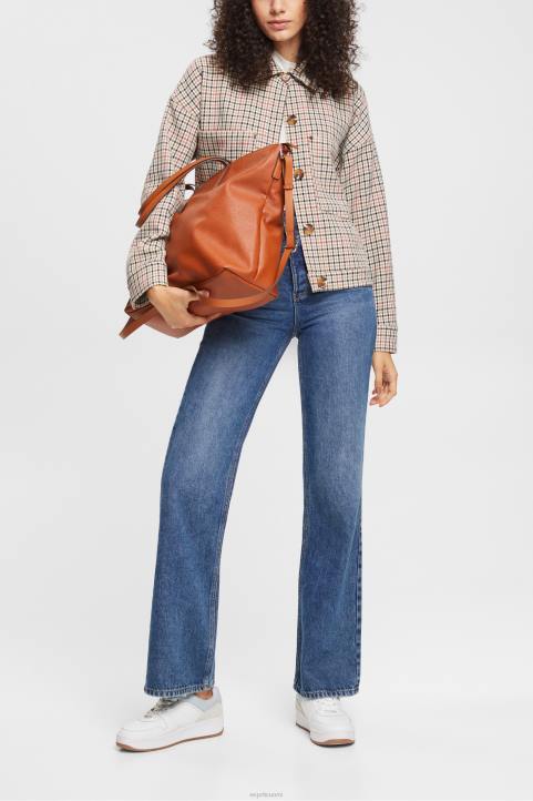 naiset Esprit sininen keskipesu korkeat retroflare farkut denim 82T6327