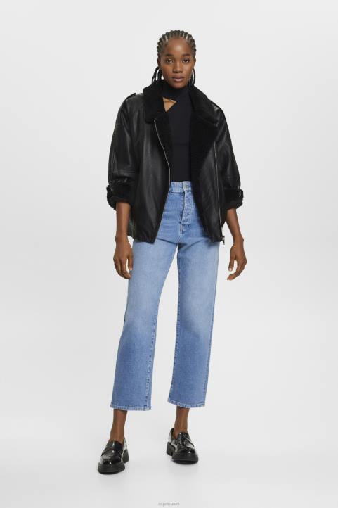 naiset Esprit sininen valo pesu korkeat isäfarkut denim 82T6315