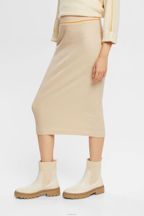 naiset Esprit jäätä joustinneulottu kynähame hameet 82T6432