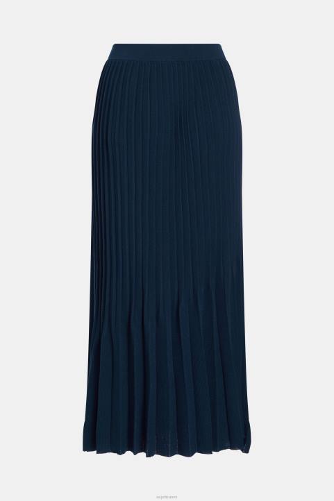 naiset Esprit laivasto laskostettu midihame hameet 82T6390