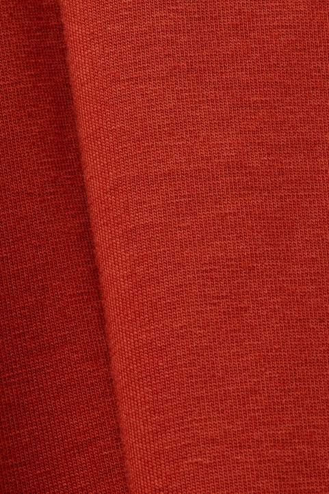 naiset Esprit terrakotta jersey midihame, kestävää puuvillaa hameet 82T644