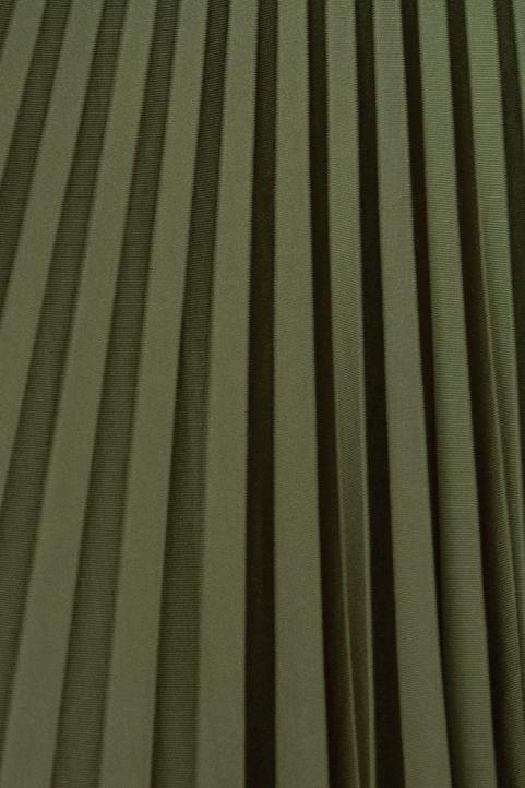 naiset Esprit tumma khaki laskostettu hame vyöllä hameet 82T6435