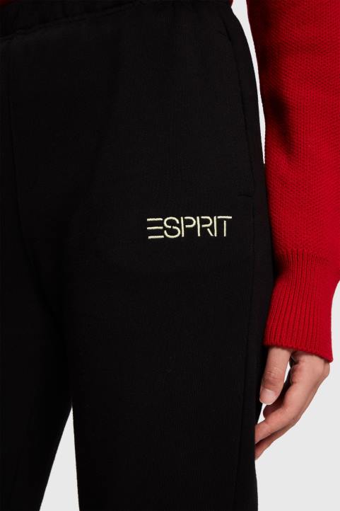 naiset ESPRIT x Rest & Recreation musta kapseli verkkarit housut & housut 82T6477