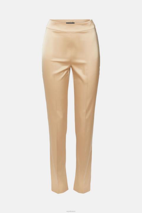 naiset Esprit kerma beige korkeat halkiohelmahousut housut & housut 82T6326