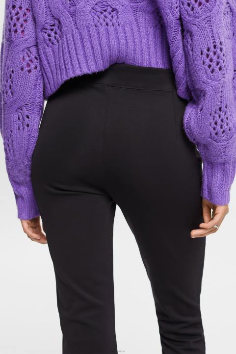 naiset Esprit musta levenevät housut housut & housut 82T6440