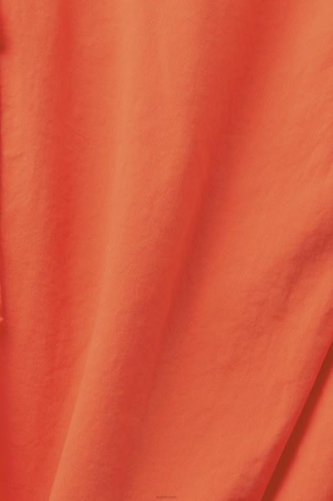 naiset Esprit oranssinpunainen keskikorkeat cargo-tyyliset housut housut & housut 82T6271