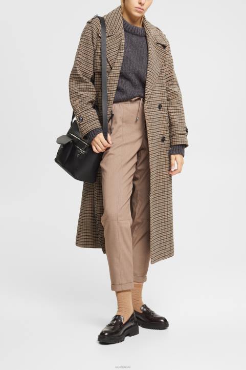 naiset Esprit taupe lenkkeilyhousut lenkkeilijät 82T6445