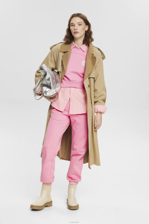 naiset Esprit vaaleanpunainen collegepaita lenkkeilijät lenkkeilijät 82T6177