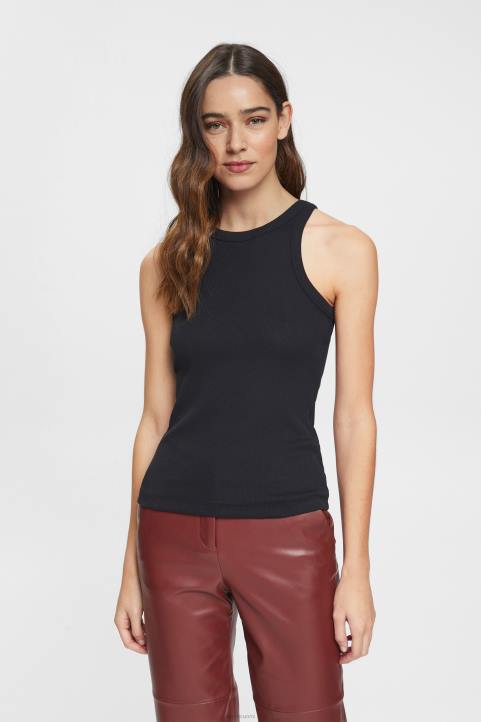 naiset Esprit musta liivi toppi liivi 82T631