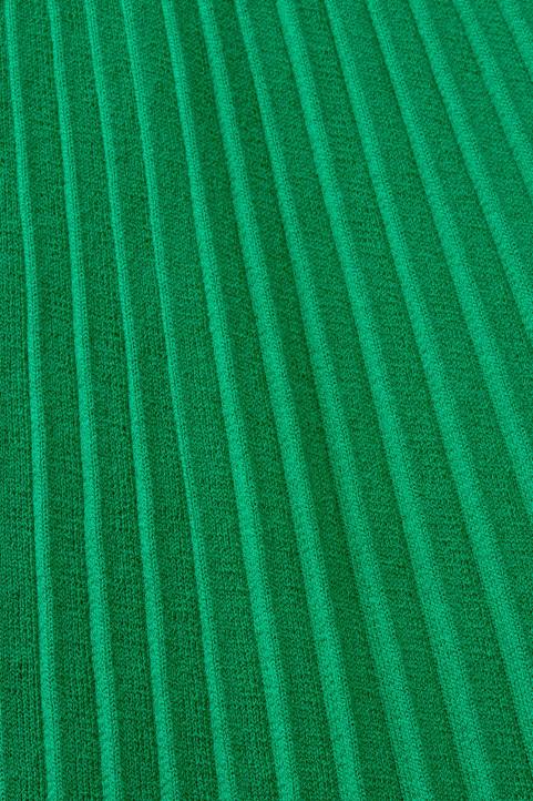 naiset Esprit Smaragdin vihreä laskostettu midi-mekko, jossa lyhyet hihat mekot 82T6121