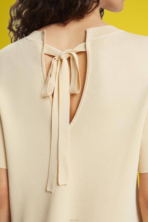 naiset Esprit hiekka laskostettu peplum mekko mekot 82T6489