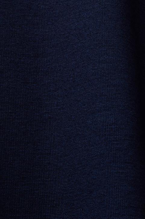 naiset Esprit laivasto jersey-mekko kellohihoilla mekot 82T664