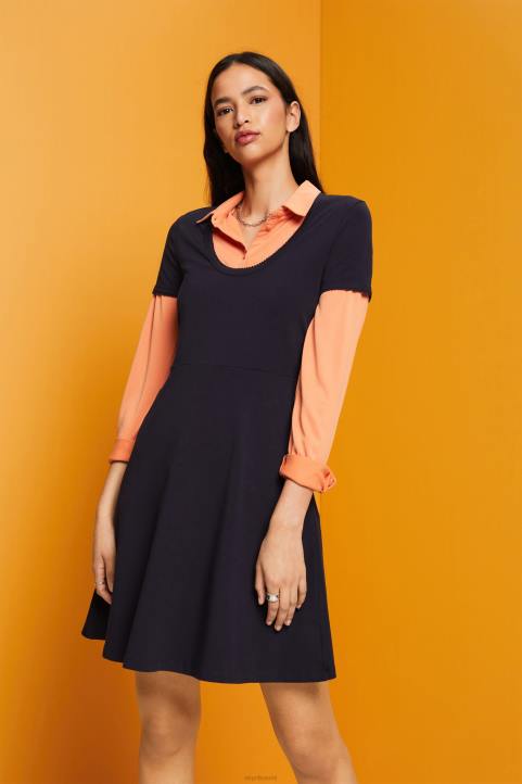 naiset Esprit laivasto jersey minimekko mekot 82T661