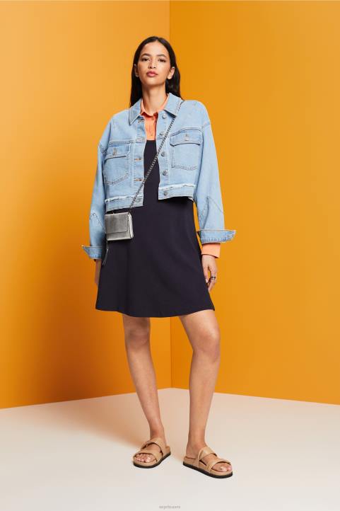 naiset Esprit laivasto jersey minimekko mekot 82T661