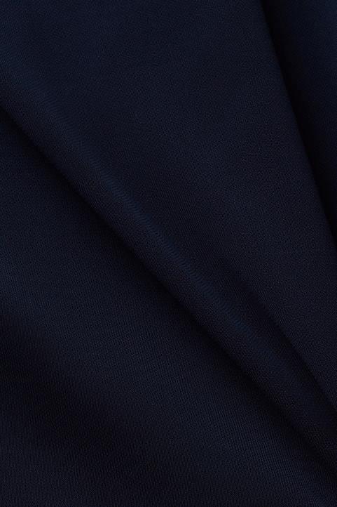 naiset Esprit laivasto kiristysnyörillä crepe midi mekko mekot 82T651