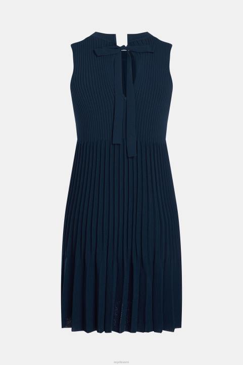 naiset Esprit laivasto laskosmallinen ja leveä mekko mekot 82T6384