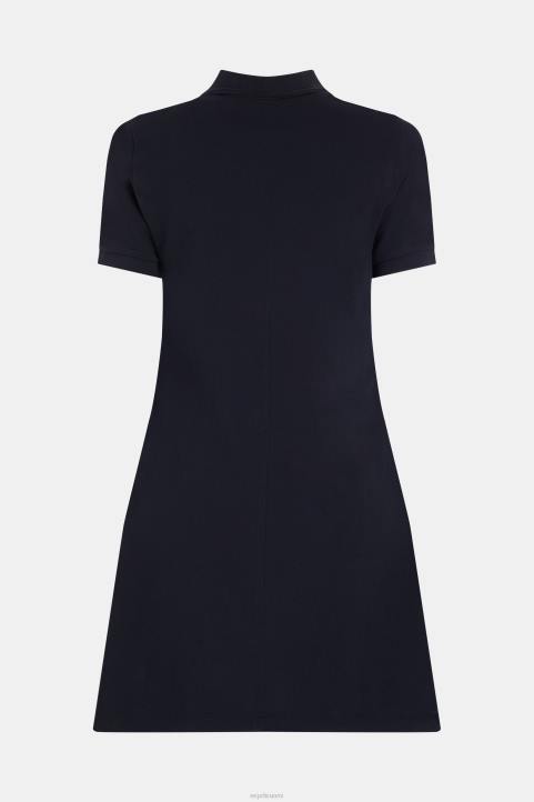 naiset Esprit musta Dolphin Tennis Clubin klassinen poolomekko mekot 82T6504