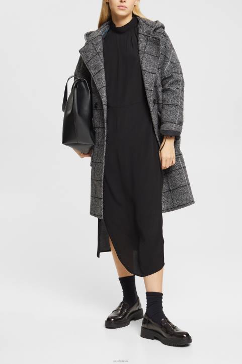 naiset Esprit musta pystykaulus mekko mekot 82T6424