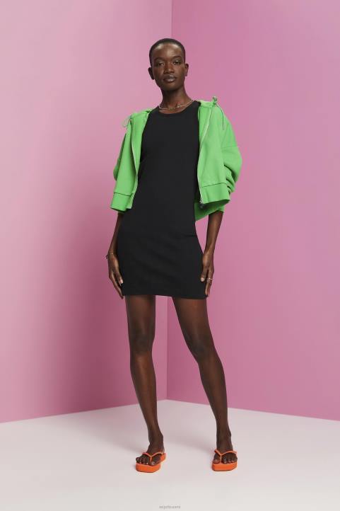 naiset Esprit musta resori jersey-mekko mekot 82T6285