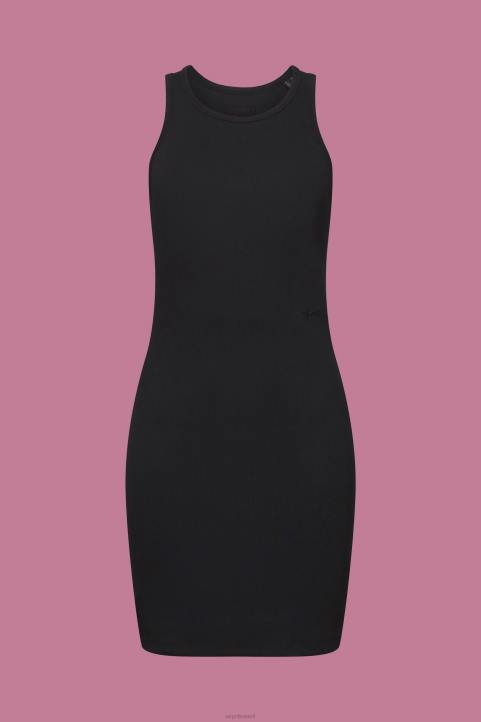 naiset Esprit musta resori jersey-mekko mekot 82T6285