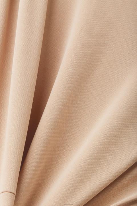 naiset Esprit taupe V-kaula-aukkoinen midi-mekko mekot 82T674