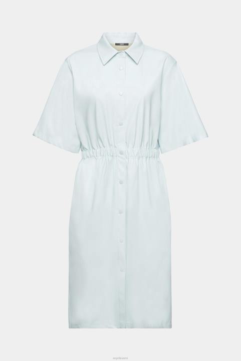 naiset Esprit vaalean vesivihreä tekonahkainen paitamekko mekot 82T6295