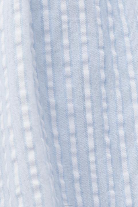 naiset Esprit vaaleansininen nauhallinen maximekko mekot 82T6233