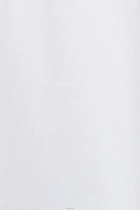 naiset Esprit valkoinen puuvillapitsi polvipituinen mekko mekot 82T6111