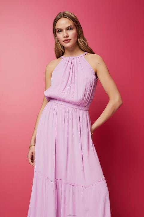 naiset Esprit violetti mekot kevyesti kudottu mekot 82T6130