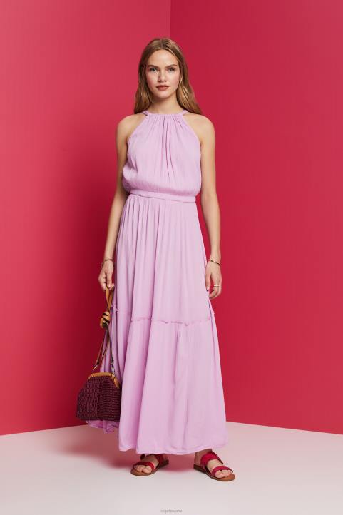 naiset Esprit violetti mekot kevyesti kudottu mekot 82T6130