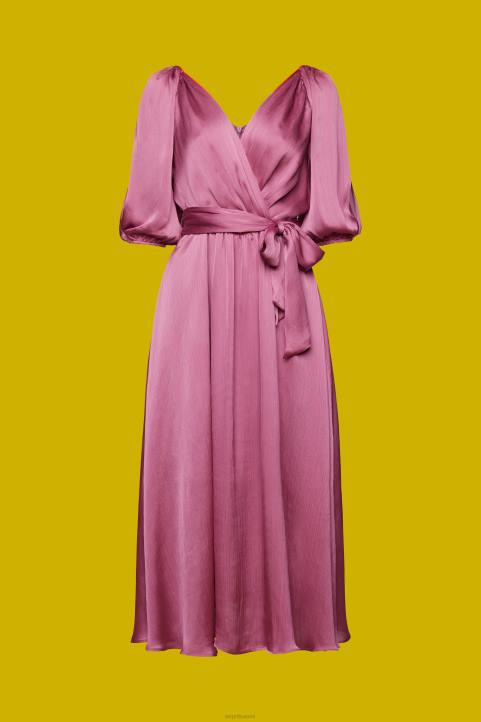 naiset Esprit violetti mekot kevyesti kudottu mekot 82T6137