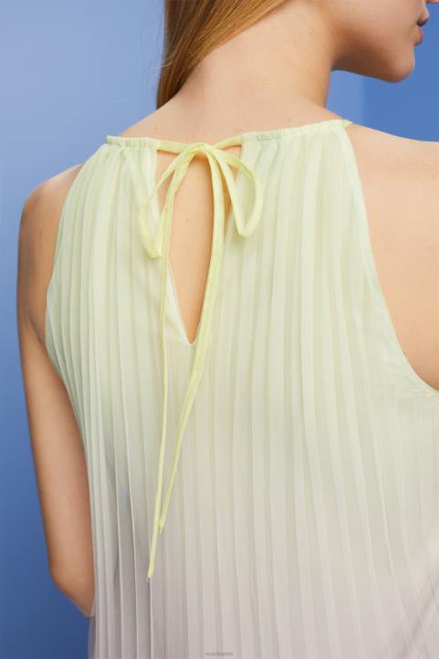 naiset Esprit violetti plisse minimekko mekot 82T6134