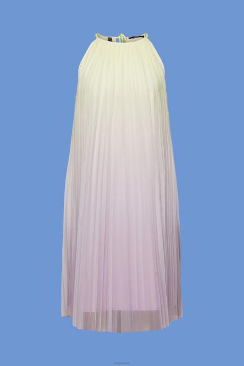 naiset Esprit violetti plisse minimekko mekot 82T6134