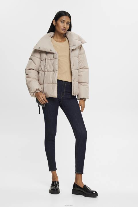 naiset Esprit hiekka lyhythihainen resoripusero neuleet 82T6318