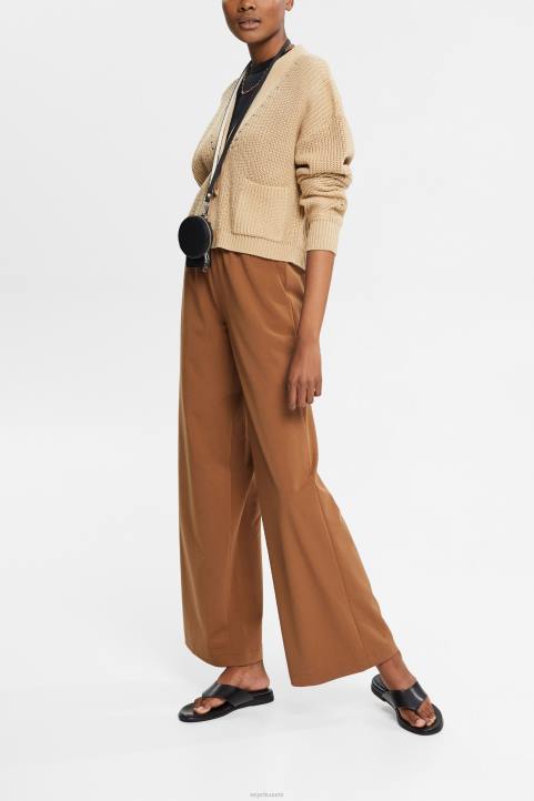 naiset Esprit hiekka paksu neuletakki puuvillasekoitteesta neuleet 82T6392