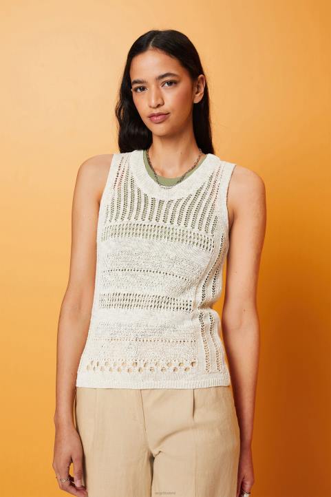 naiset Esprit jäätä Mouline hihaton neulepusero, puuvillasekoite neuleet 82T6107