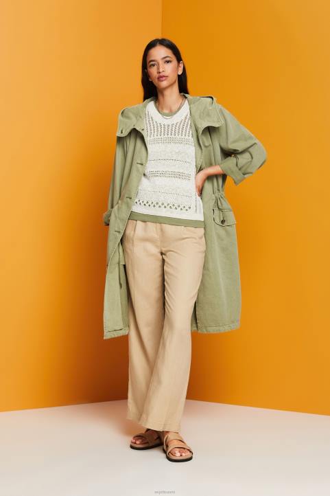 naiset Esprit jäätä Mouline hihaton neulepusero, puuvillasekoite neuleet 82T6107