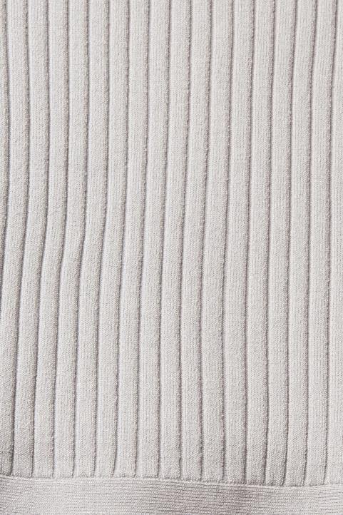 naiset Esprit keskiharmaa laskostettu yläosa neuleet 82T6469