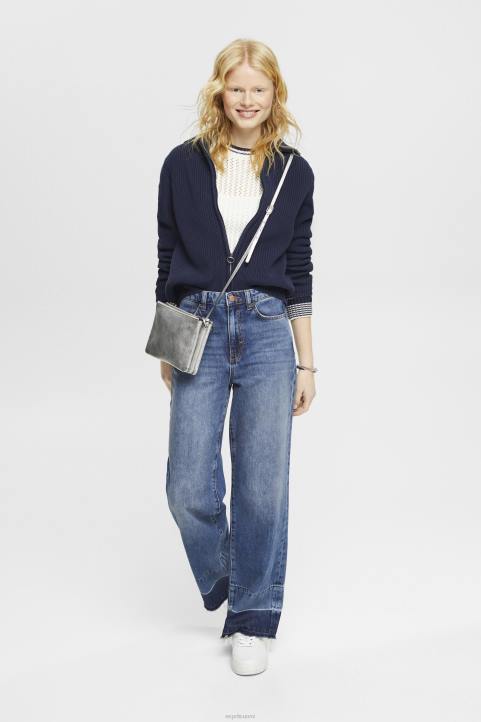 naiset Esprit luonnonvalkoinen luomupuuvillarakenteinen neulepusero neuleet 82T6275