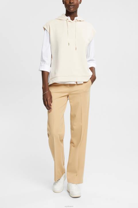 naiset Esprit jäätä hihaton huppari, jossa sivuhalkiot neulepaidat & hupparit 82T6532